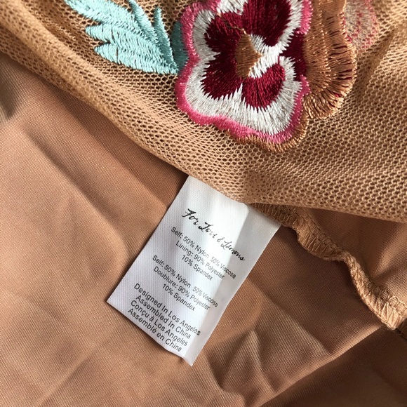 For Love & Lemons Dove Embroidery Mini Dress - Picture 5 of 5